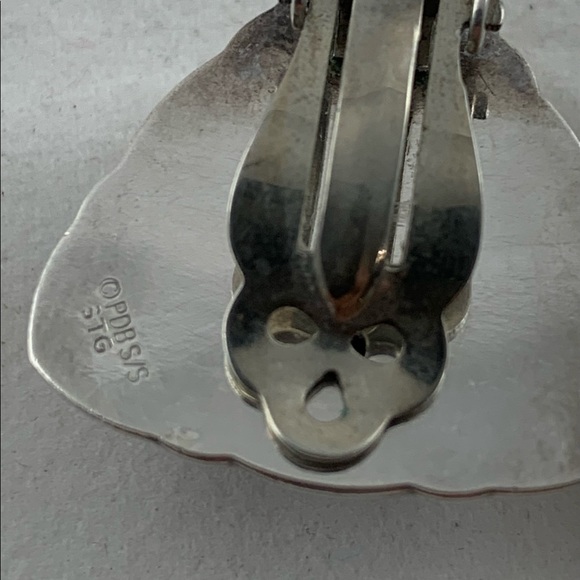COPY - Peter Brams Sterling Silver Clip On Earring’s - Picture 3 of 5